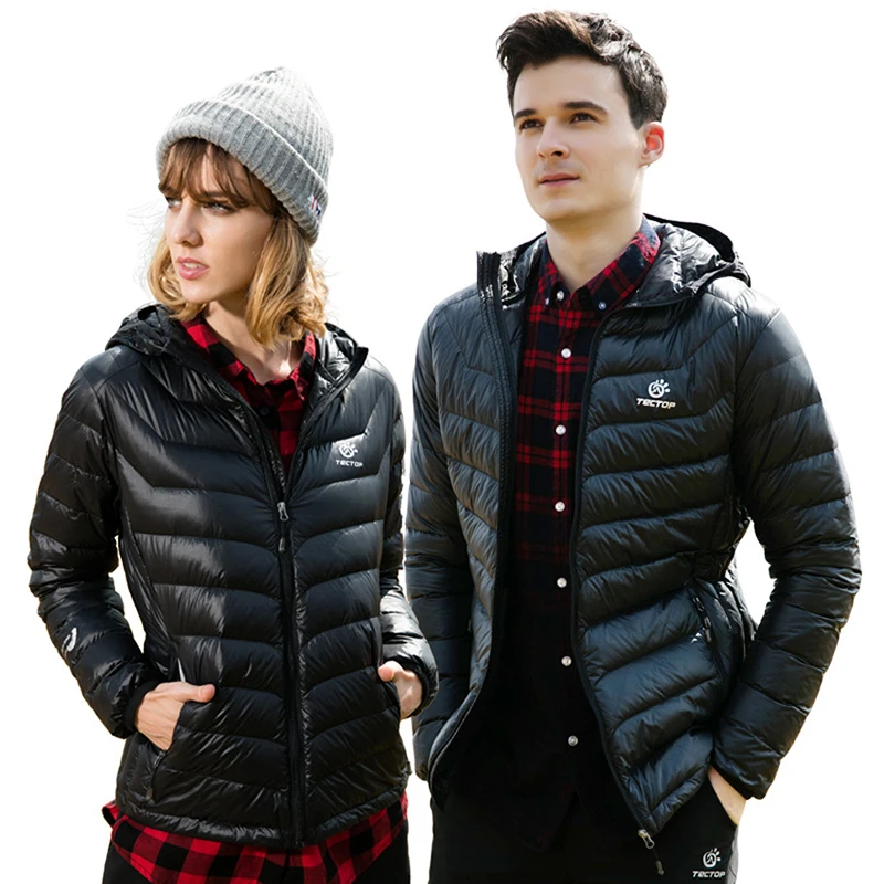

New Men Women Winter Thermal Ultralight Down Jacket Outdoor Hooded Windproof Parka Hiking Camping Climbing Trekking Coat