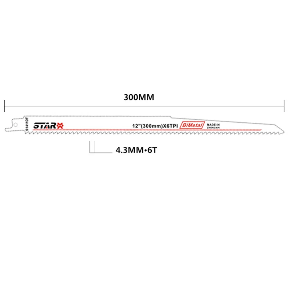 

S1411DF Reciprocating Saw Blade Sharp 2PCS 300*19mm Bimetal High quality
