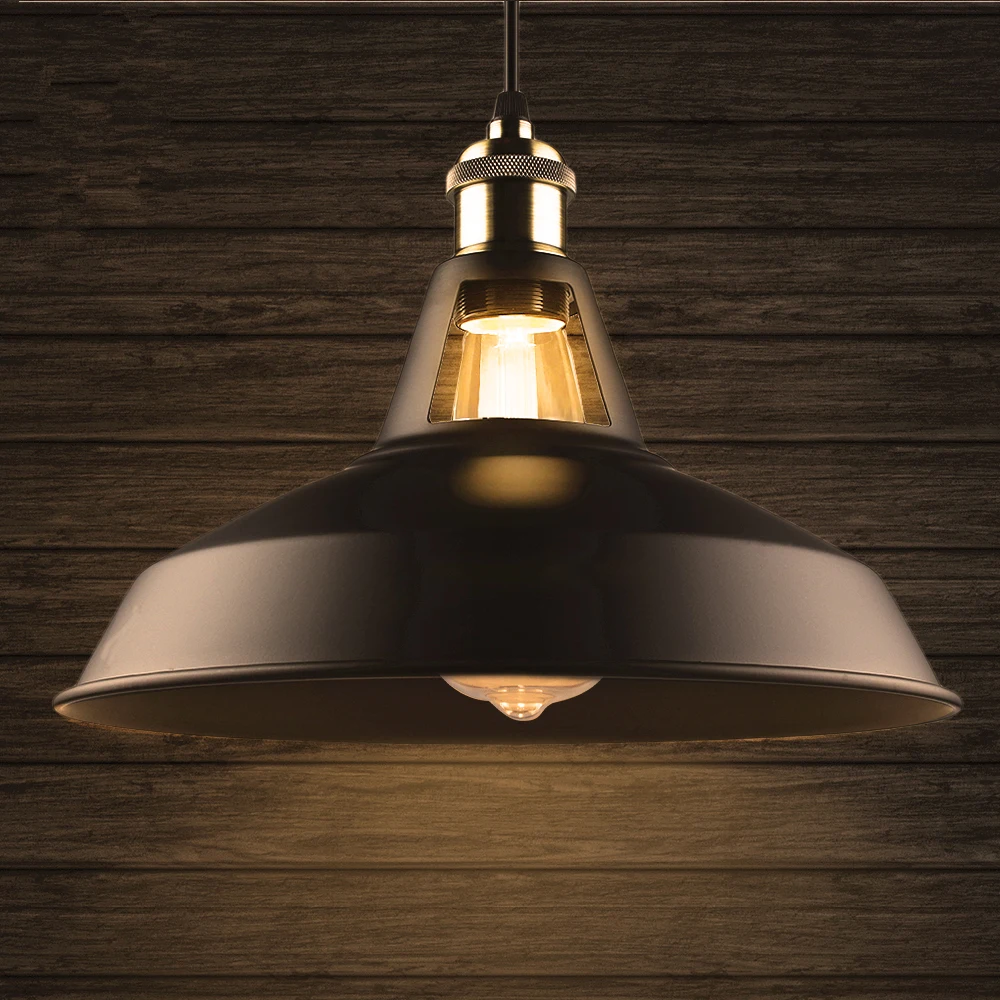 Высокое качество промышленные подвесные светильники Ретро Стиль Ресторан