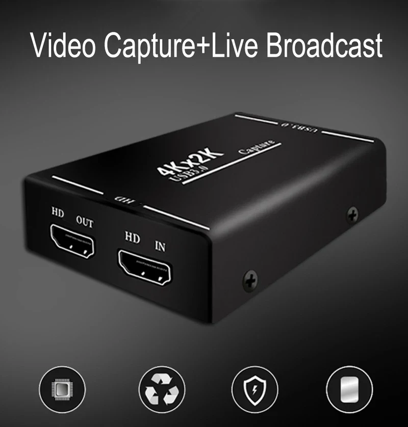 USB 3 0 4K x 2K HDMI to USB3.0 видеозапись трансляция в прямом эфире 1080P 60FPS для OBS/vMix/Wirecast/Xsplit TV