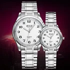 Кварцевые часы для влюбленных, мужские и женские часы с браслетом для пар, деловые модные наручные часы, роскошные светящиеся часы со стальным браслетом