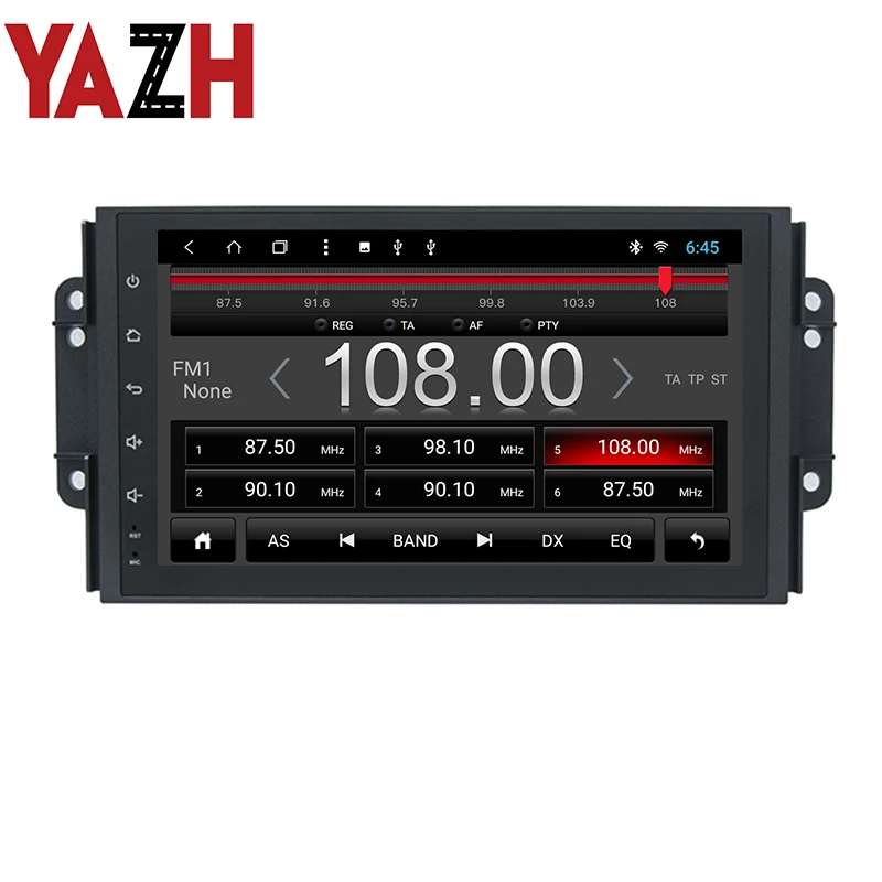 Головное устройство YAZH для автомобиля Chery MVM Tiggo 3 9 0 дюйма 1 Din 2 + 32 ГБ Android 8 ядер GPS