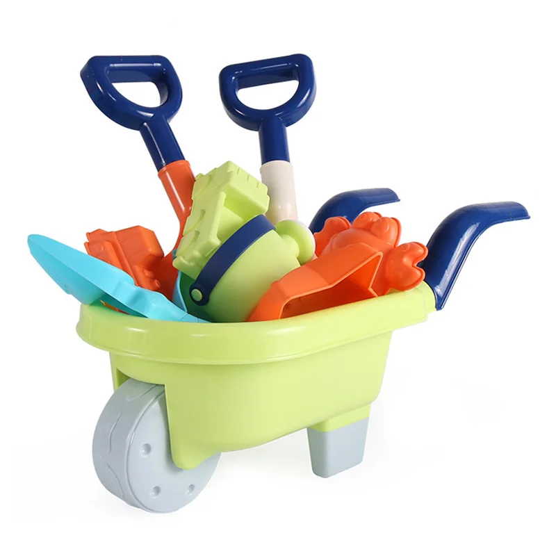 

Silicone Children Beach Toys Set Outdoor Shovel Tool Kit Children Beach Play Sand Bucket Rake Hourglass Sandbox Set Toy Gifts