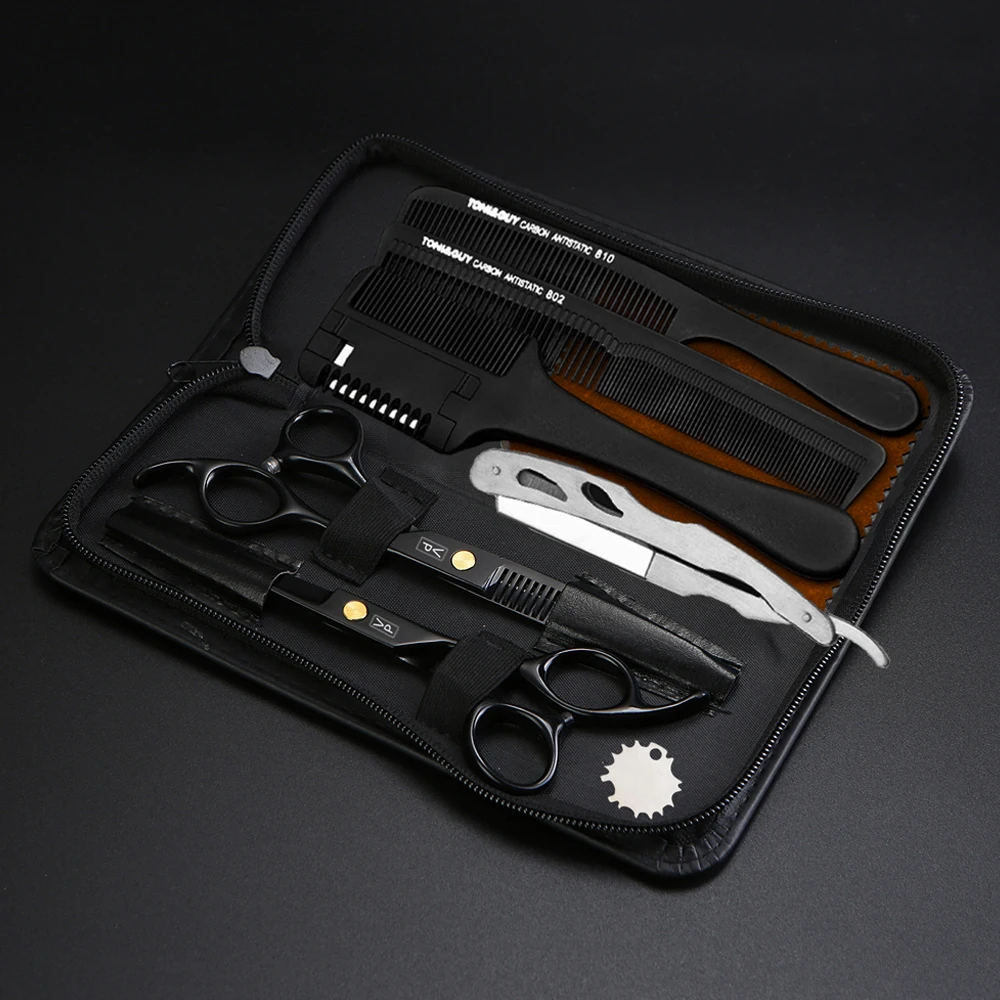 

440c Professional Hairdressing Scissors 6" Professional Barber Scissors Set Hair Cutting Shears Scissor Haircut stainless steel