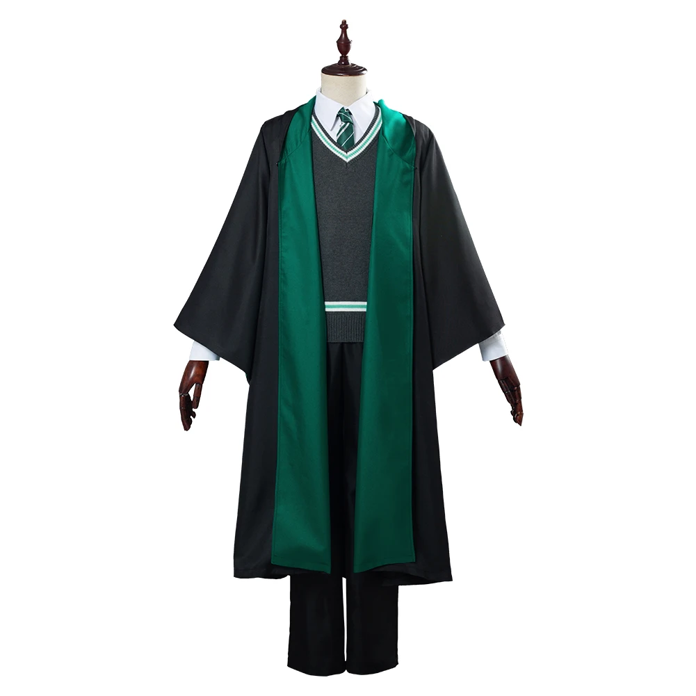 Школьная форма костюм Слизерина для косплея накидки костюмы на Хэллоуин