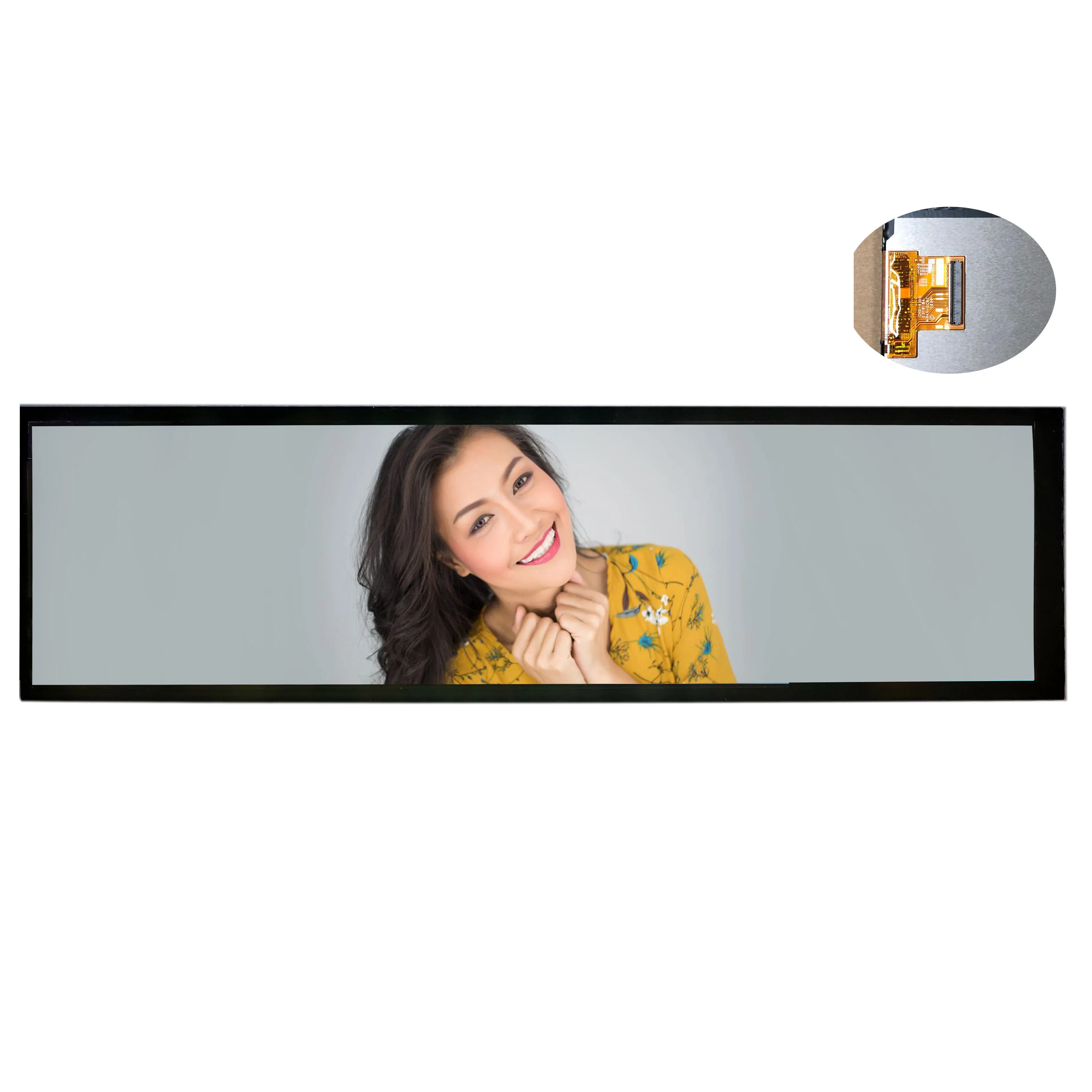 

100% original Direct selling MIPI8.8inch LCD screen HSD088IPW1-A00 Resolution1920*480 Brightness 600 Contrast 800:1