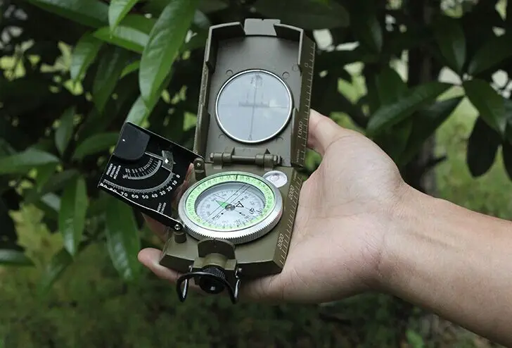 Outdoor Hunting Multi-Function Survival Military Metal Sighting Compass Hiking Camping Navigation Equipment | Спорт и развлечения