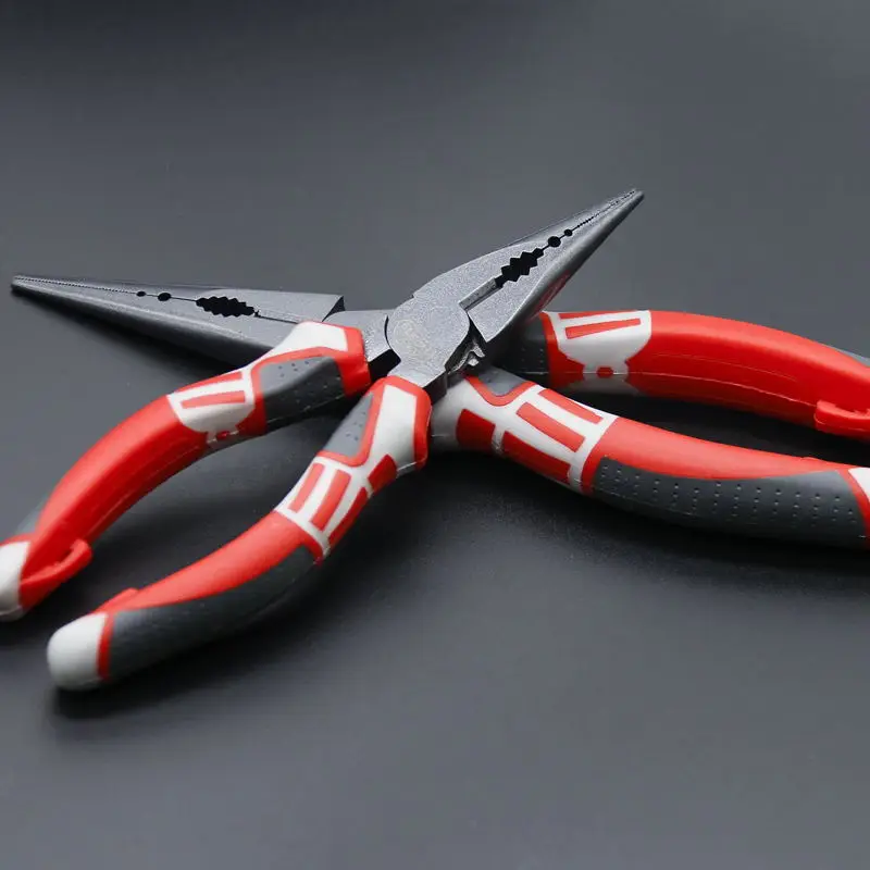 

ELECALL 2pcs Cable Wire cutter pliers 7" CRV for iron copper wires cutting nippers plier Electric family use