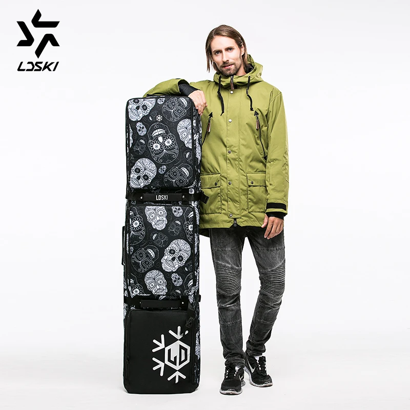 LDSKI Лыжная сумка на плечо для сноуборда шлем зимняя спортивная материал DWR