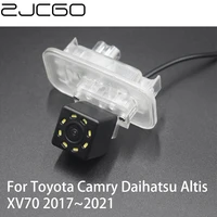 zjcgo car rear view reverse backup parking reversing camera for toyota camry daihatsu altis xv70 20172021