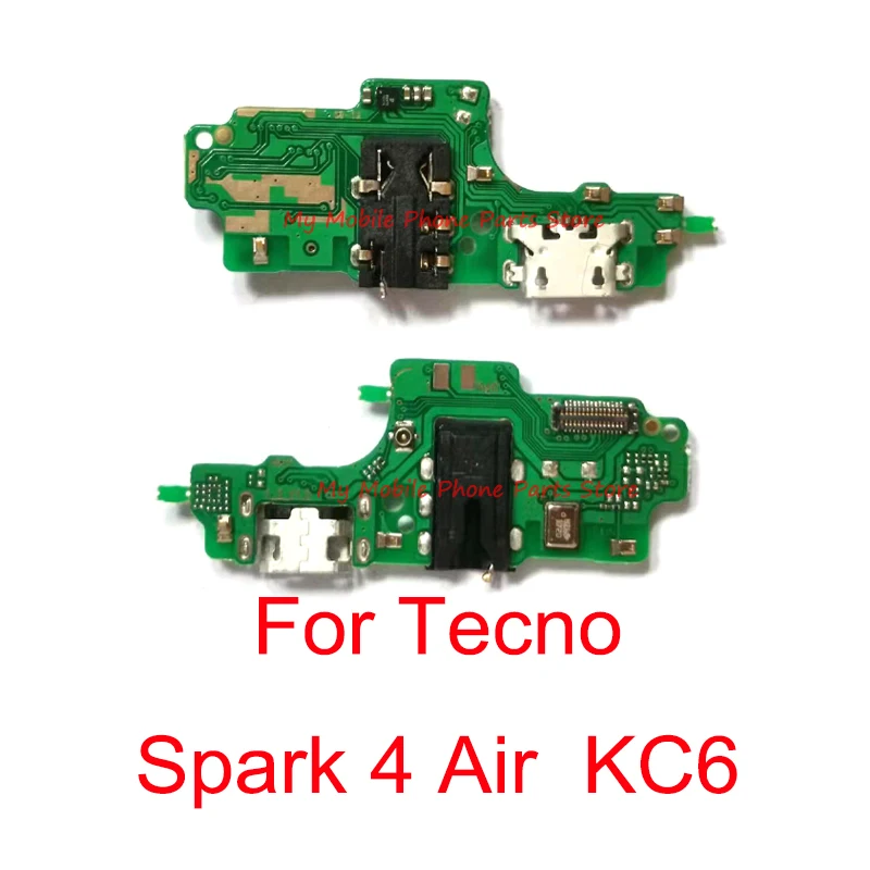 

5 PCS High Quality With IC USB Charging Port Dock Connector Board Flex Cable For Tecno Spark4 Spark 4 Air KC6 Charger Flex