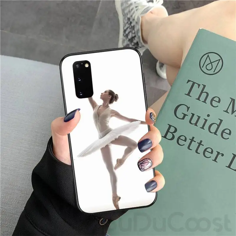 

CUCI Ballerina Dance Ballet Girl Shoes Phone Case for Samsung Galaxy S10 S10E Lite s6 s7 s8plus s9plus S5 S20