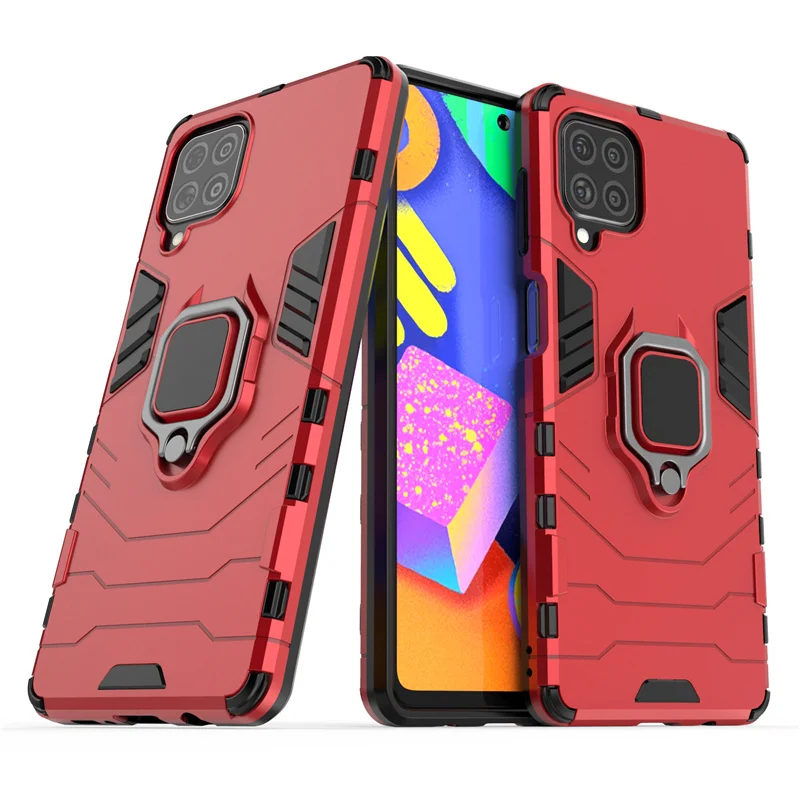 For Cover Samsung M62 Case For Samsung Galaxy M62 Capas Armor Shockproof Hard PC Holder Magnetic Cover For Samsung M62 Fundas