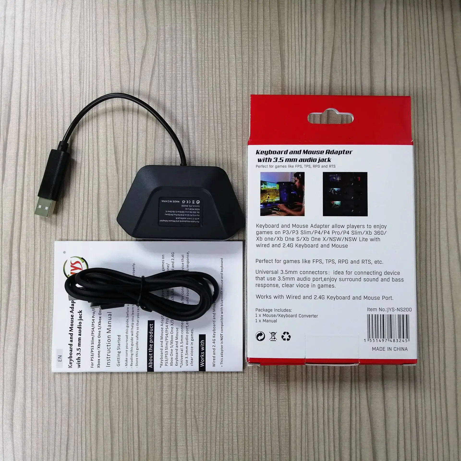 USB Порты и разъёмы 2 4 г клавиатура Проводная переходник для мыши с 3 5 мм аудио