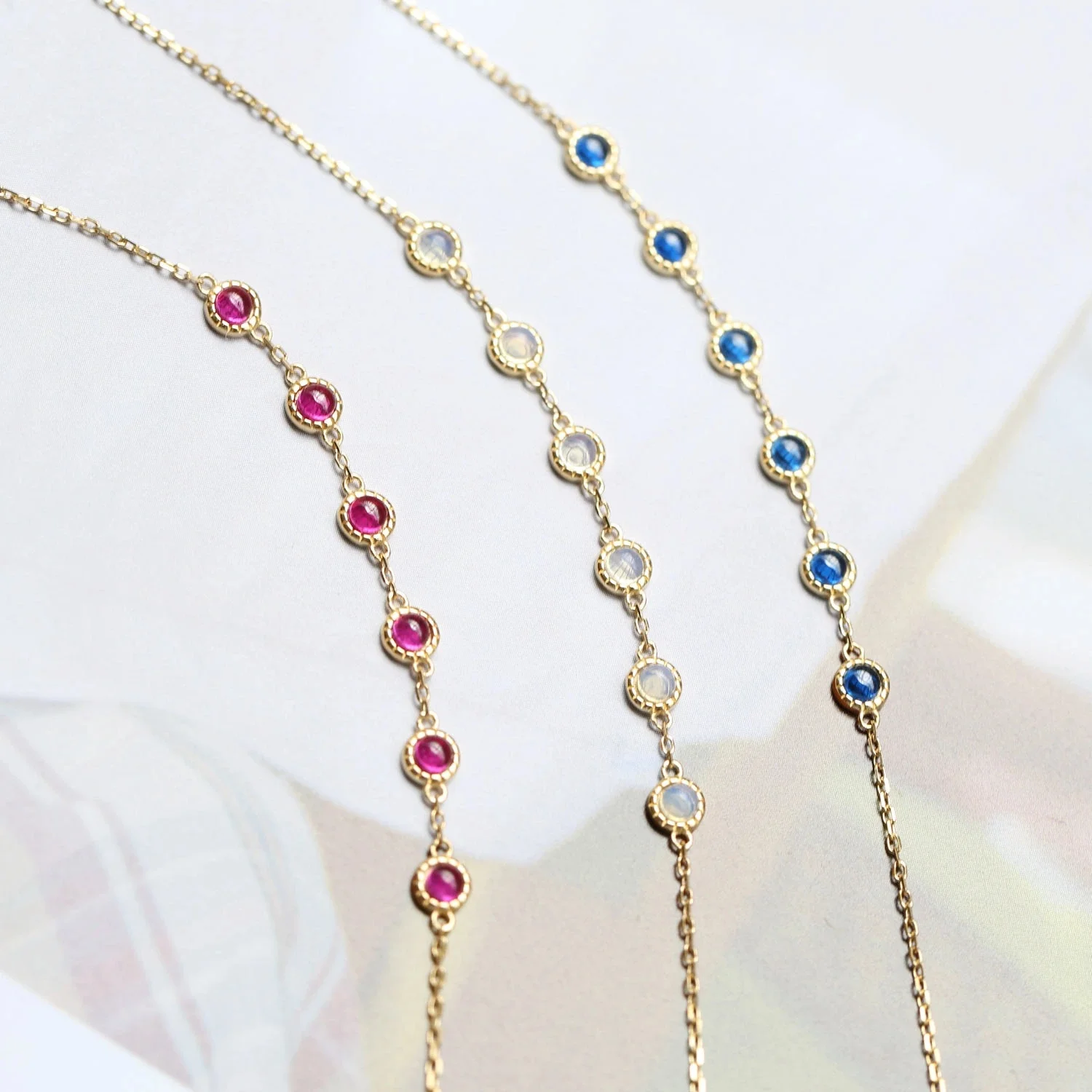 

Светильник класса люкс S925 серебро браслет светящиеся опал Рубин цепи ювелирные изделия регулируемый