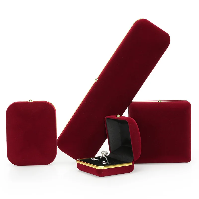 Новый органайзер для ожерелья часы рабочая коробка держатель колец Бархатные