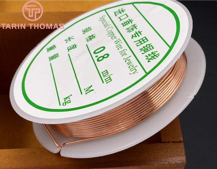 1 рулон 0 3 мм 4 5 6 8 медный цвет может сделать форму металлический провод Diy