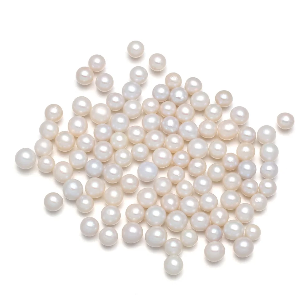 

Natural Freshwater Pearl Pendant Round shape Pendants for Jewelry Making DIY Necklace Accessories Free Making Necklace Size6-8mm