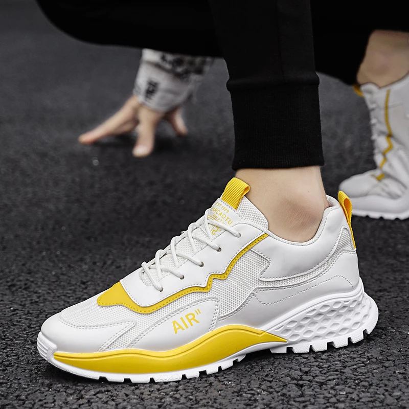 

Spring Men Shoes Sneakers 2020 Fashion Flat Man Casual Shoes for Men Mesh Breathable Walking Shoes Tenis Brand Footwears