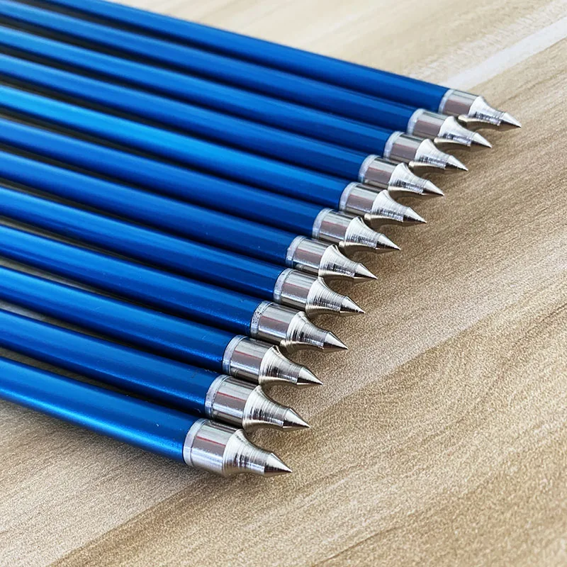 

12 pcs hunting compound bow 30" archery arrow aluminum spine bolt 300 4 inch paddle replacement arrow