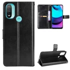 Подходит для MOTO E20, чехол для MOTO E20, E30, E40 чехол для телефона из искусственной кожи, Aruba E40, Встроенный держатель и держатель для карт