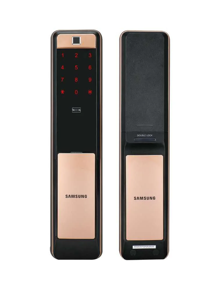 SAMSUNG-cerradura de puerta Digital con huella dactilar, dispositivo de cierre SHP-DP608/SHP-DP609, versión en inglés, Europ, Moritse, nuevo