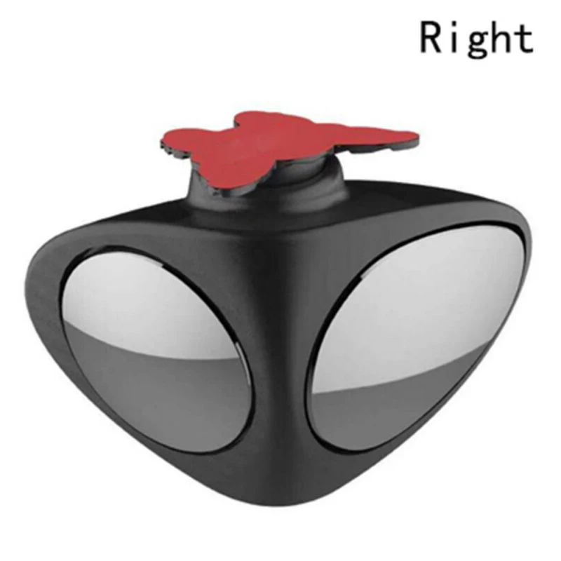 2 в 1 Автомобильное Зеркало для слепых зон широкоугольное зеркало с вращением на