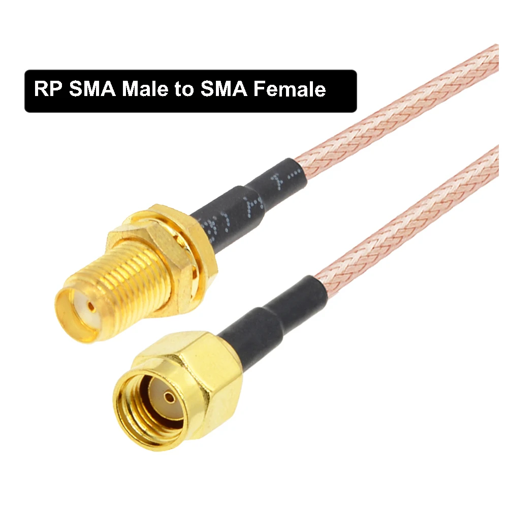 2 шт./лот RP-SMA мужчина к переходник с внутренней резьбой кабель RG316 50 Ом ВЧ