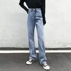 Fa9012-1 2019 новая на осень-зиму Женская мода повседневные джинсовые штаны женские сапоги в Корейском стиле; Одежда для детей