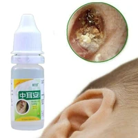 10ml ear liquid acute otitis drops chinese herbal medicine for ear tinnitus deafness sore health caring ear cleansing drops