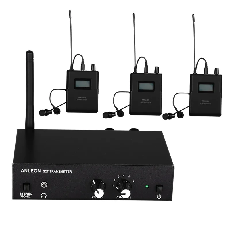 Для ANLEON S2 UHF стерео Беспроводная система монитора 670 680 МГц 4 частоты
