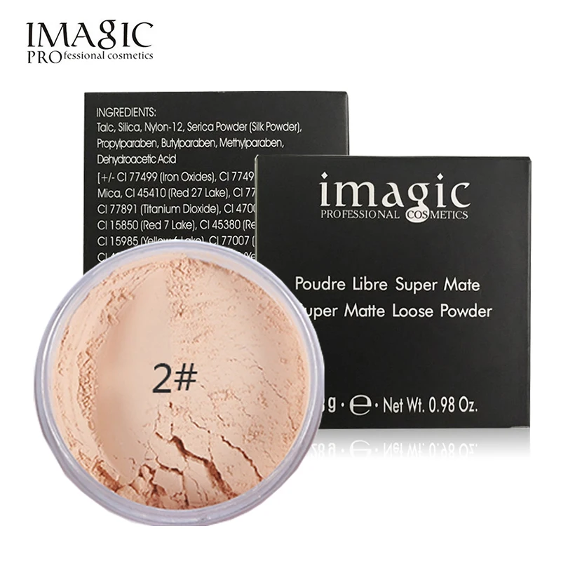 Пудра для макияжа лица IMAGIC рассыпчатая пудра палитра тональная консилер