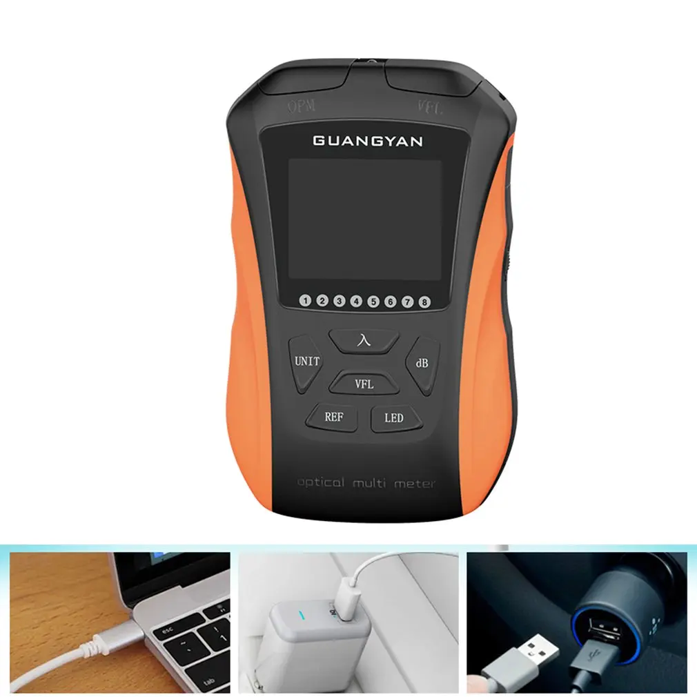 

G8-SGS101/2 Rechargeable Optical Power Meter Red Light Pen Integrated Machine 5 Km Light Pen Network Light Decay Detector