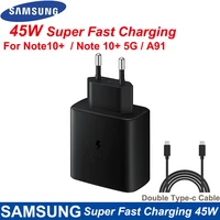 original samsung s20 ultra 45w surper fast charger pd quick charge adapter type c for galaxy s20plus note 10 a90 a80 tab s7