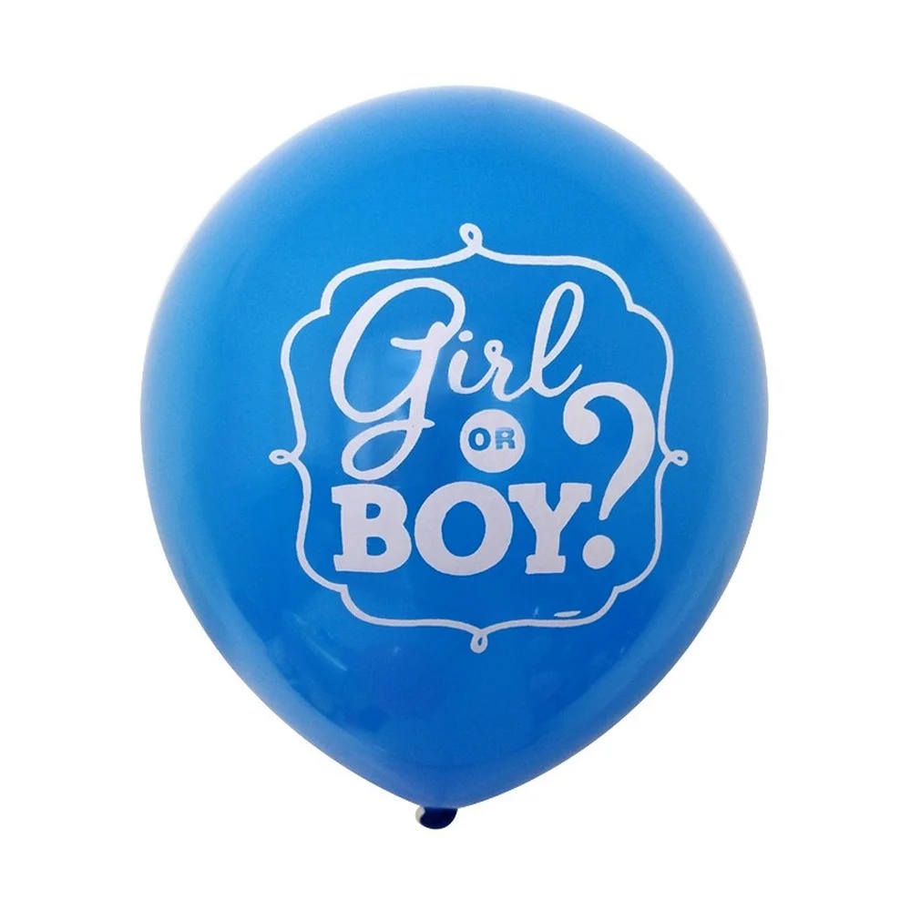 

50 Pcs/set Blue Pink Latex Balloon 12 Inch Gender Reveal Party Supplies Decoration for Living Room Pieccies Decoration Wholesale