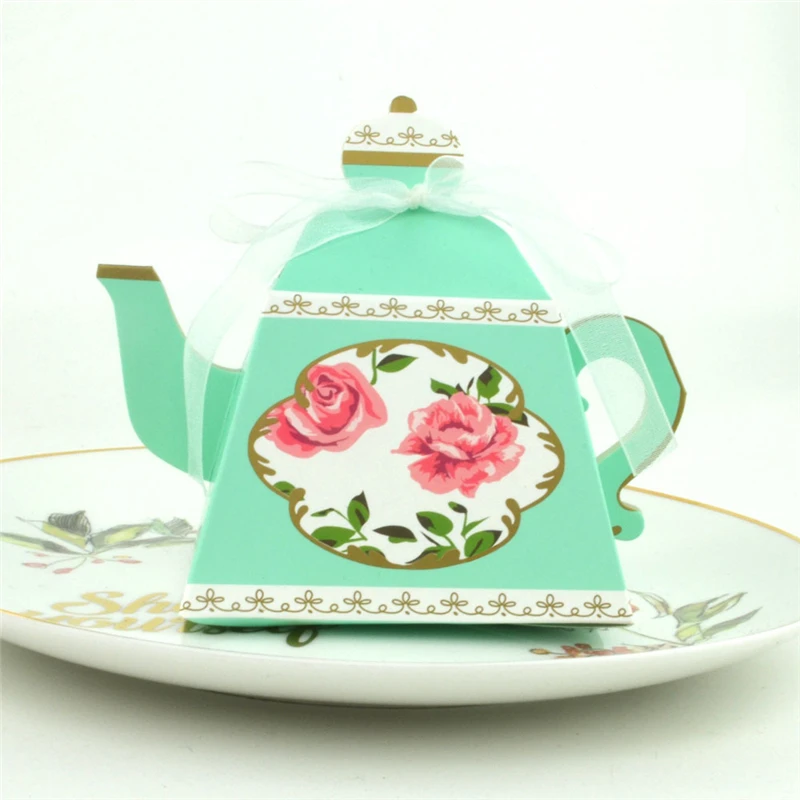 Горячее предложение 50 шт. винтажный чайник чашка для творчества конфетная
