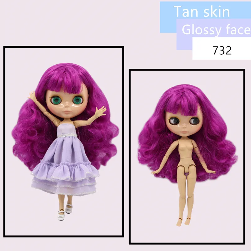 Ледяная фабрика Blyth кукла Обнаженная соединение тела с ручной набор A& B 1/6 BJD Модная Кукла подходит diy Макияж Специальная цена