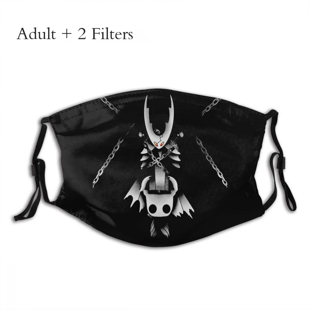 

Boys Unisex Dust-proof Mask Hollow KnightWashable Masque With Filters Respirator