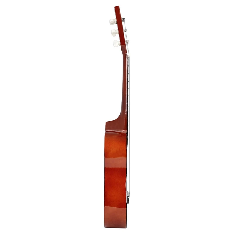 

25Inch Mini Small Guitar Basswood 6 Strings Acoustic Guitar with Pick Strings for Beginner Children Kids Gift