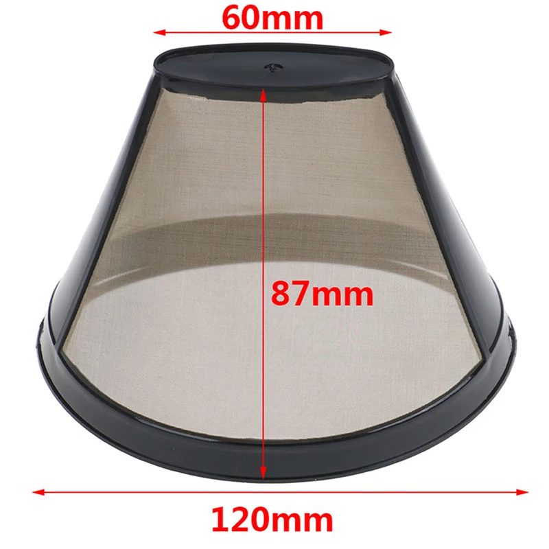 

1pc Washable Handle Coffee Filter Stainless Steel Reusable Coffee Filter Cone-Style Refillable Gold Mesh Cafe Maker Machine Tool