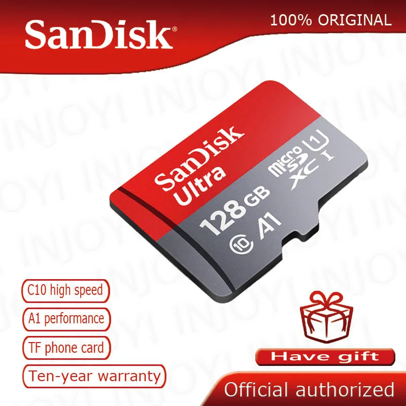 Карта памяти SanDisk UItra micro SD карты класса 10 64 ГБ 32 80 МБ/с. 16 и 8 Гб tf-карта 4 | Компьютеры