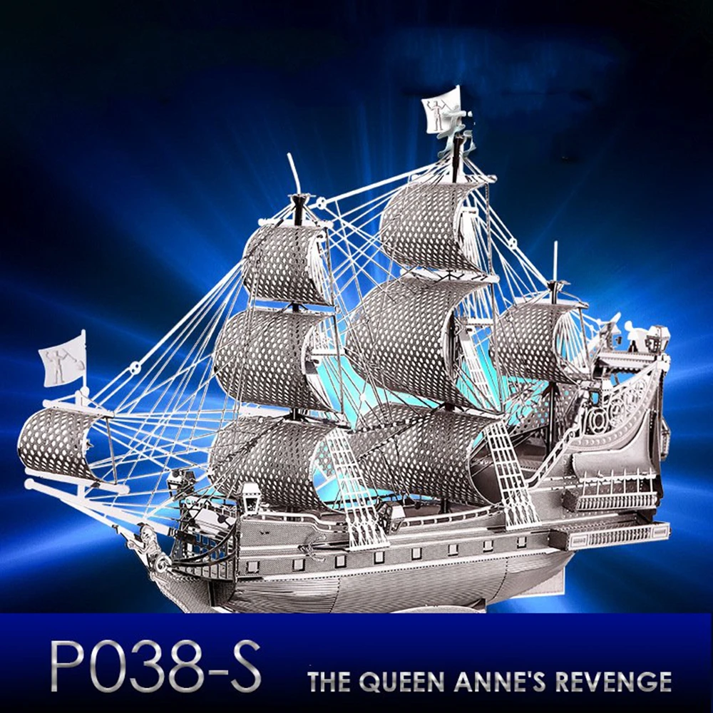 3D металлическая головоломка фигурка игрушка, королева Анна месть P038-s обучающая головоломка 3d модели, забавные подарки, игрушки для детей