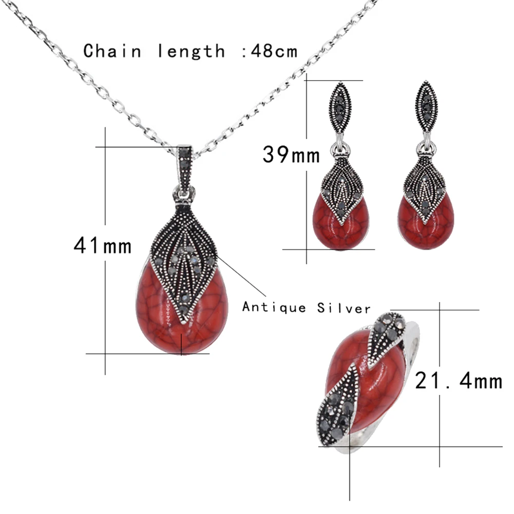 Ювелирные наборы Африканский Свадебный комплект ювелирных изделий новый лист