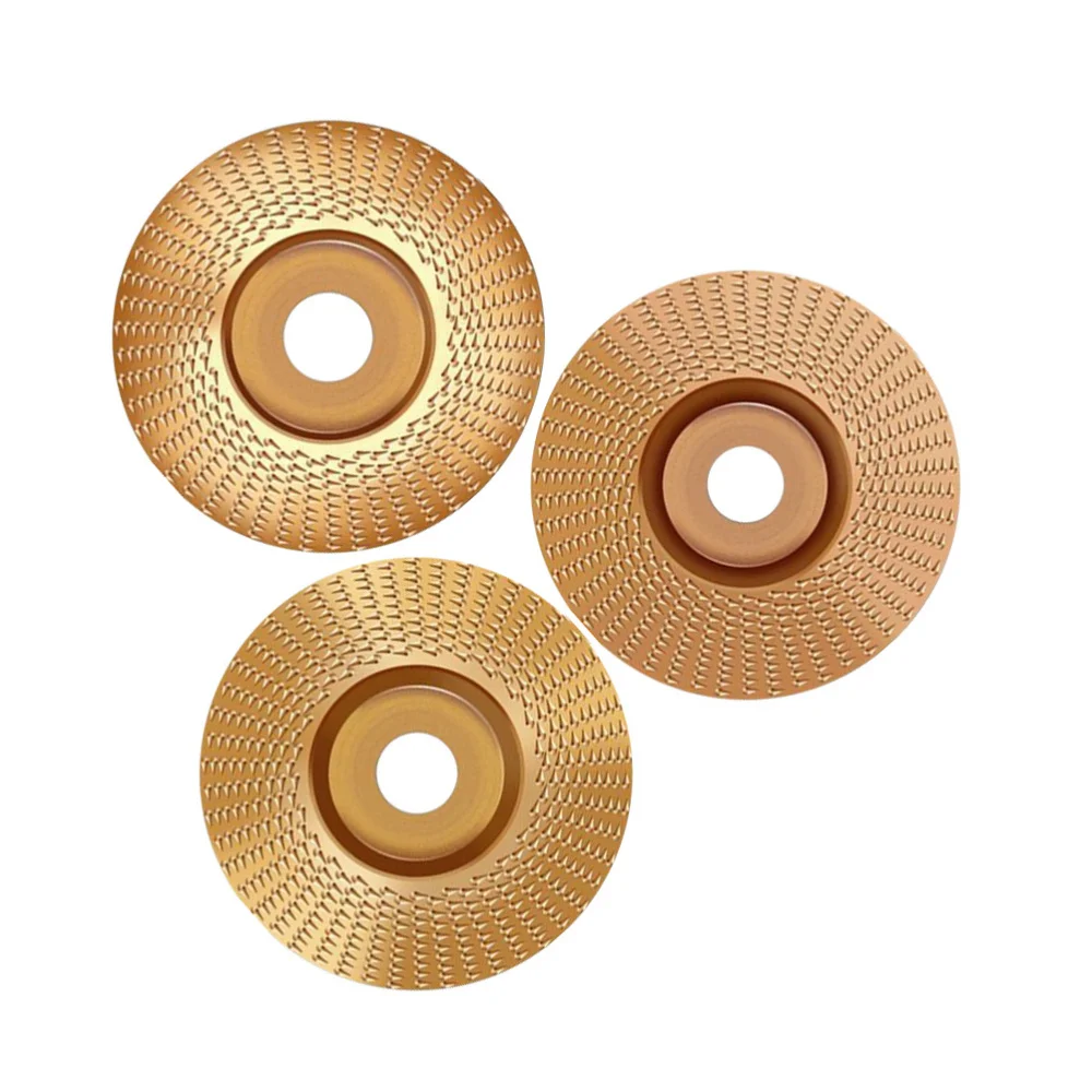 

3Pcs Angle Grinder Wood Polishing Disc Wood Grinding Wheel Rotary Disc Tool