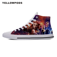 customized your own logophotoimage pattern new movie x dark phoenix breathable men flats shoes fashion brand diy your shoes