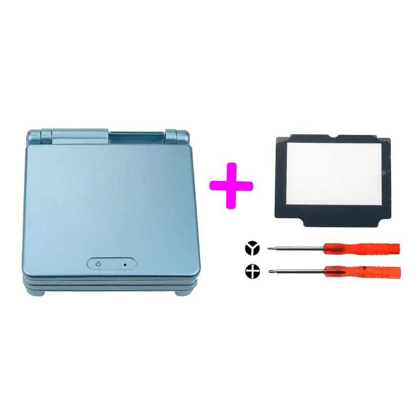 YuXi полный комплект корпус оболочка запасная часть для nintendo для Gameboy Advance SP для GBA SP чехол крышка с экраном объектив инструменты - Цвет: H
