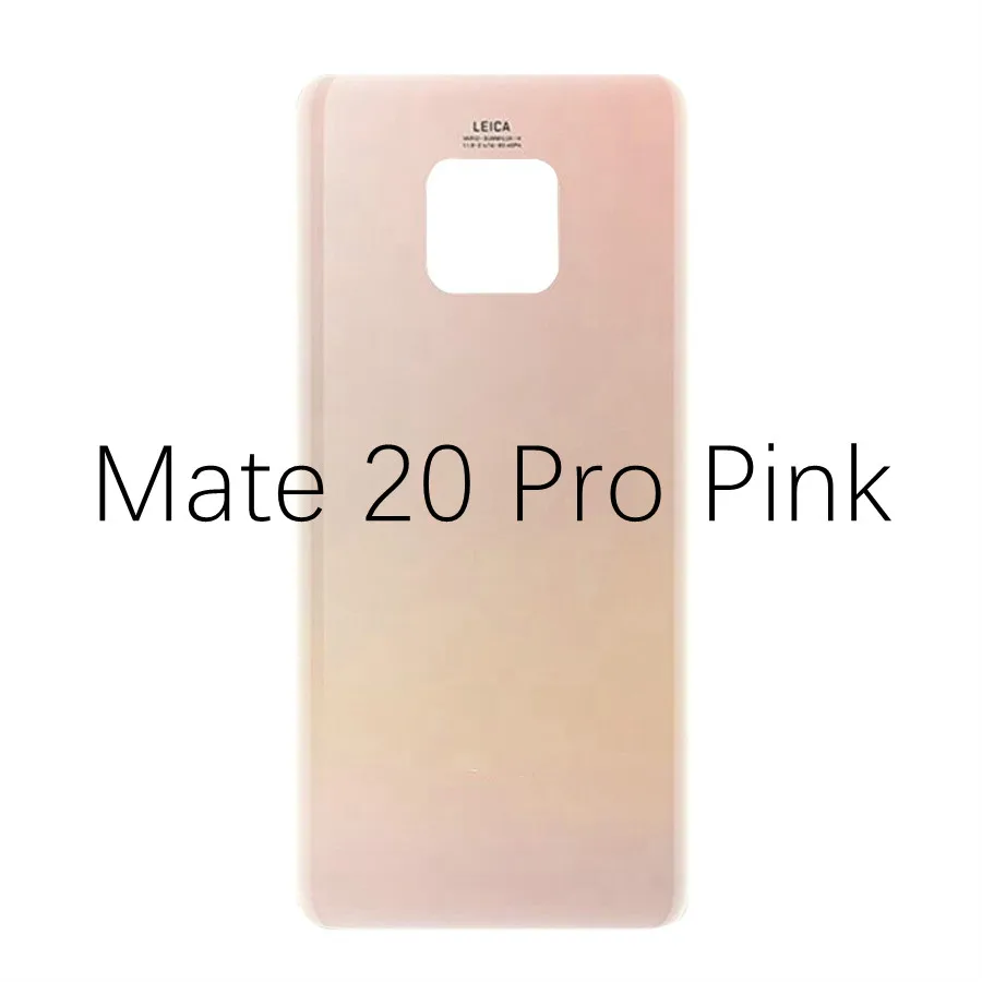 Для huawei mate 20 Lite Крышка для батареи Задняя стеклянная панель Задняя Дверь Корпус чехол для huawei mate 20 Pro крышка для батареи mate 20 окно