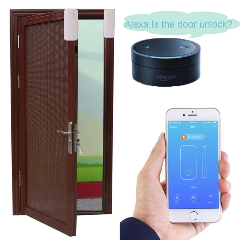 Датчик сигнализации для окон и дверей беспроводной переключатель дверного замка