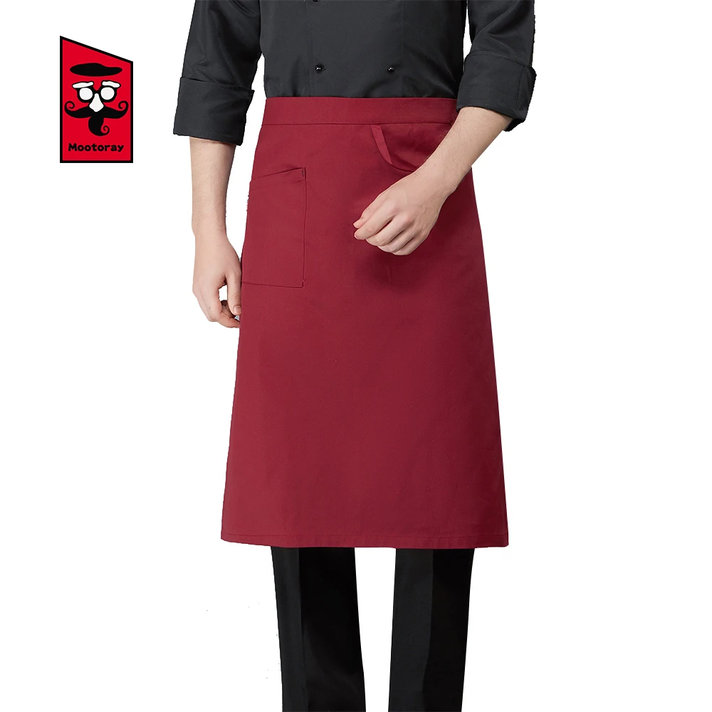 

Фартук хлопковый унисекс с боковым карманом для приготовления пищи