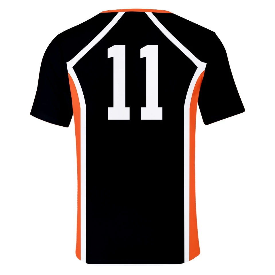 

Anime Costume Haikyuu T Shirt Men Karasuno High School Hinata Shoyo Kageyama Tobio Volleyball Uniform Funny Tops Men Clothes